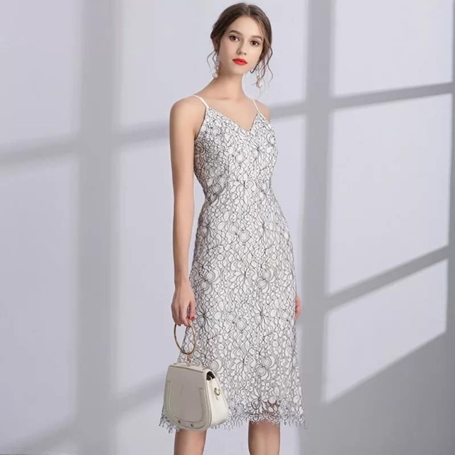 ĐẦM REN 2 DÂY SANG CHẢNH