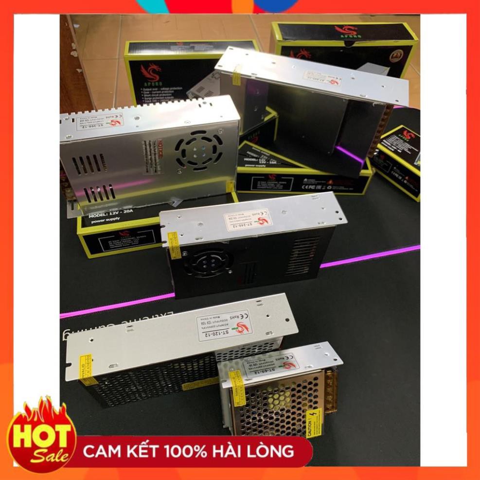 Nguồn Tổ Ong 12V- 5A/ 10A/ 15A/20A/ 30A/ 40A/ 50A Aporo chính hãng bảo hành 24 tháng