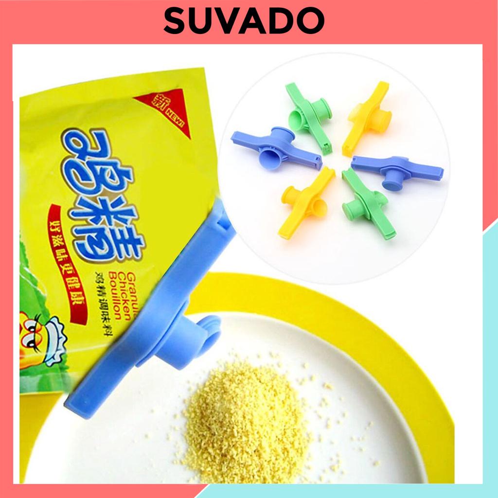 Kẹp Miệng Túi Thực Phẩm Bằng Nhựa Tiện Dụng Niêm Phong Túi Gia Vị Có Nắp Đậy Chất Lượng Cao L5 SUVADO