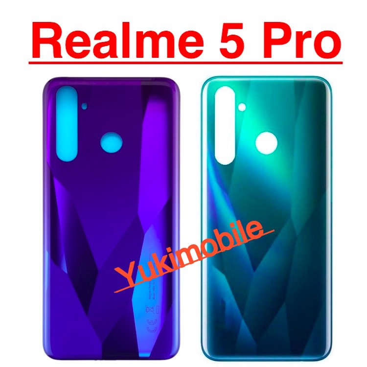Nắp lưng sau REALME 5 Pro zin new kính camera bảo vệ ốp vỏ mặt sau linh phụ kiện điện thoại thay thế