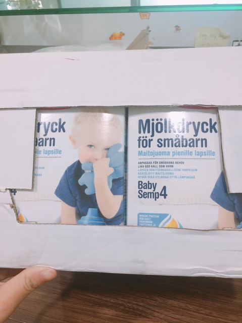 Sữa bột Semper Thuỵ Điển 800g từ số 1-4 [ Date 2022]