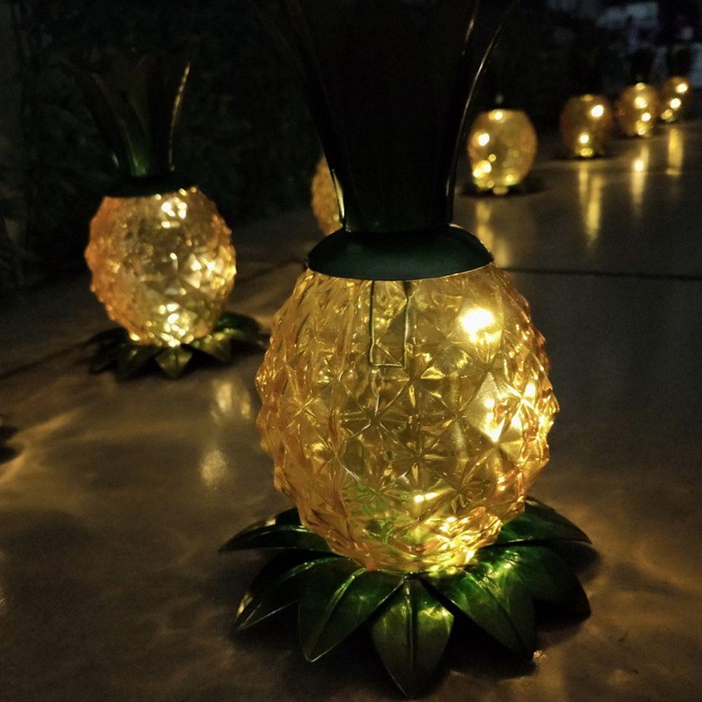 Đèn LED Để Bàn Hình Quả Dứa Sử Dụng Năng Lượng Mặt Trời
