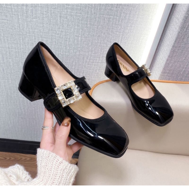 Giày cao gót nữ dáng tiểu thư mã H82