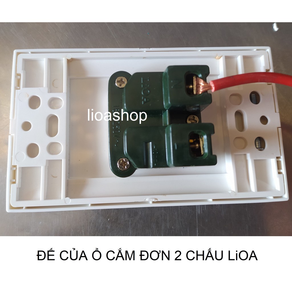 Ổ ĐƠN 2 CHẤU  CHỮ NHẬT LiOA.
