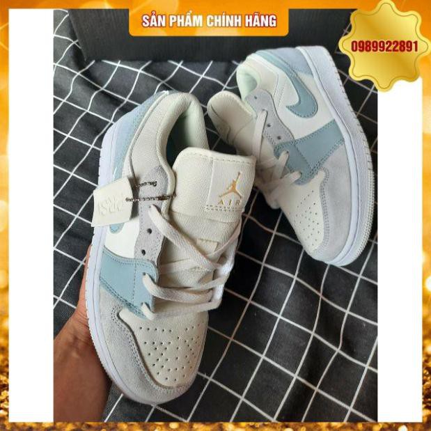 giày JODAN PARIS LOW CAO CẤP xám xanh