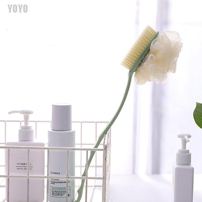 (Hàng Mới Về) Bàn Chải Tắm Cán Dài Tẩy Tế Bào Chết Tiện Dụng