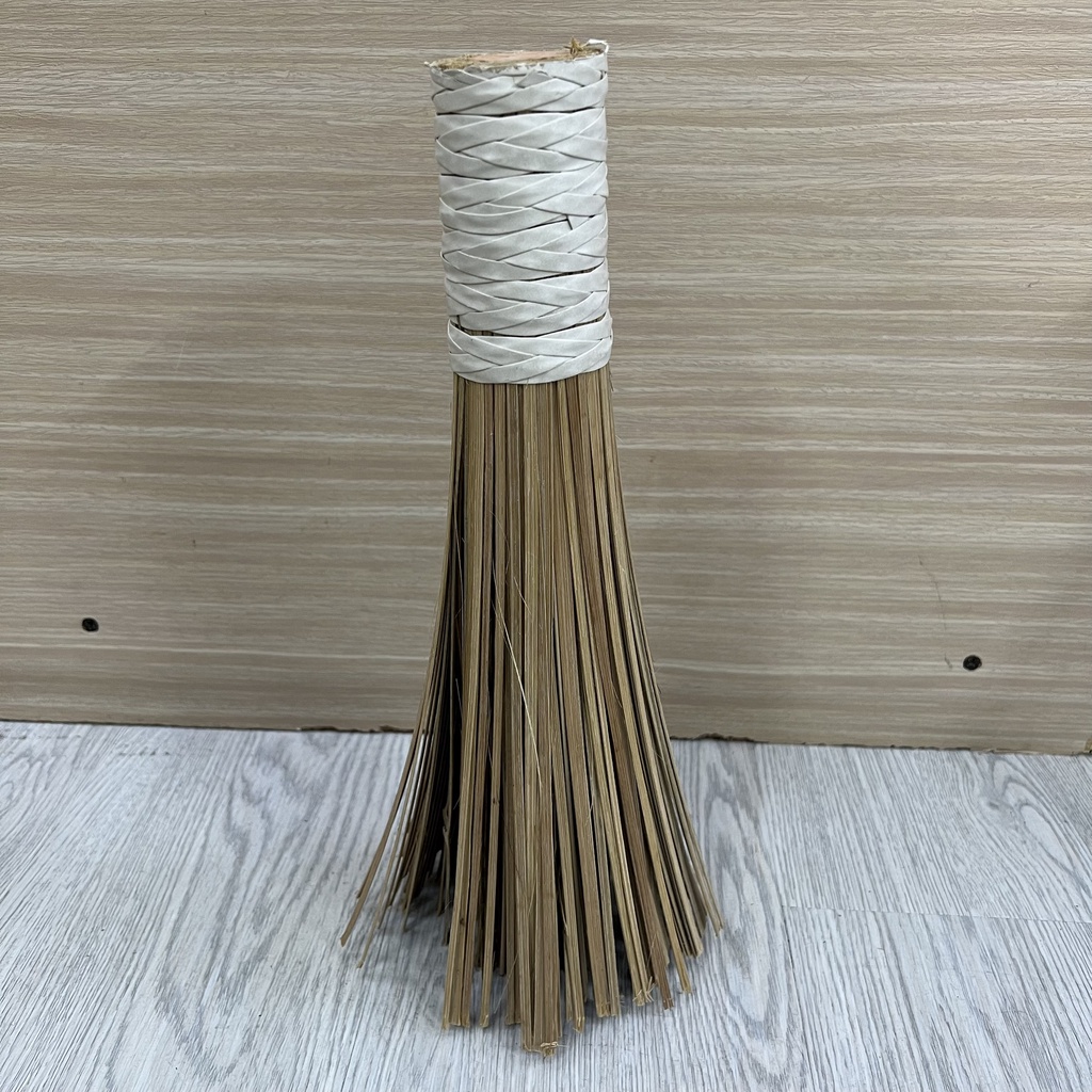 CHỔI TRE CỌ RỬA CHẢO SẮT - Cọ chà chảo Gang Tiện Lợi