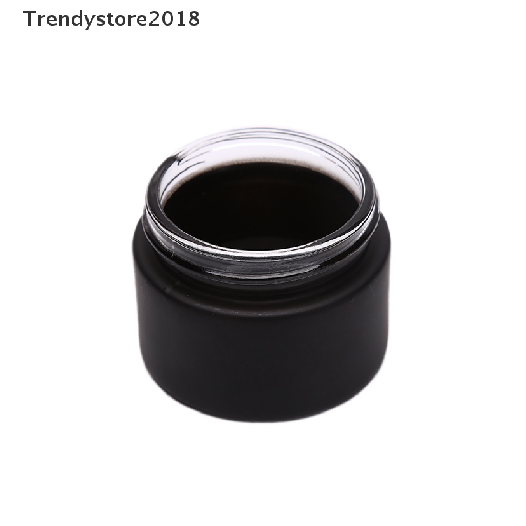 [Hàng mới về] Lọ thủy tinh rỗng mini màu đen đựng son dưỡng môi / mỹ phẩm thời thượng 2018