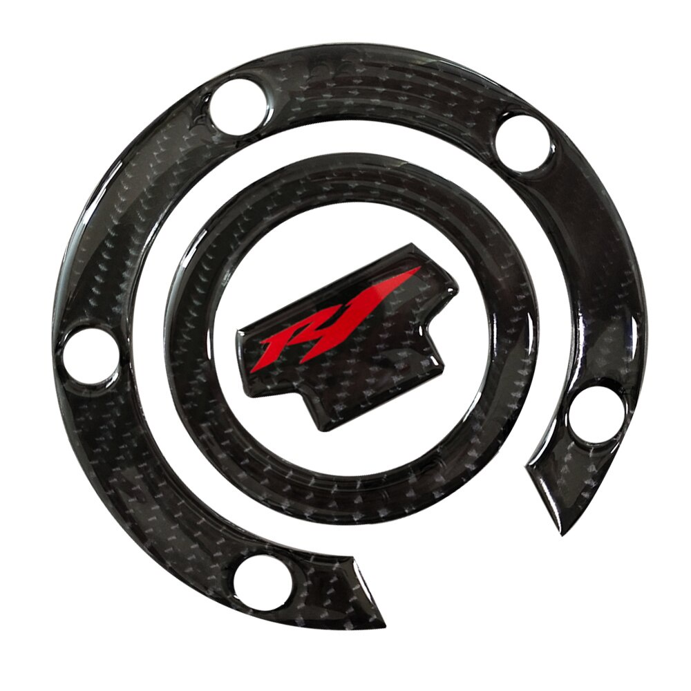 Miếng Dán Nắp Bình Nhiên Liệu Bằng Sợi Carbon 3d Cho Xe YAMAHA yzf-r1 yzf-r1