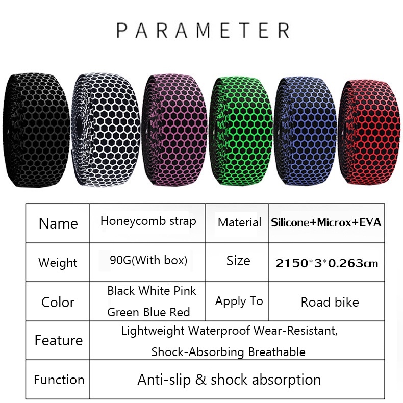 Globetrotter【COD &amp; Hàng sẵn sàng】Dây đai quấn tay cầm xe đạp thoáng khí thấm hút mồ hôi chống trượt