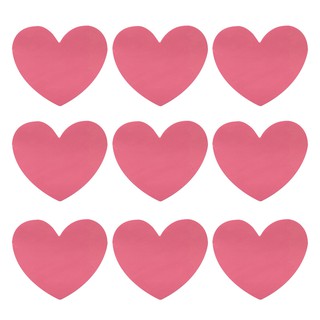 60 Sticker Dán Tường Họa Tiết Hình Trái Tim Màu Hồng Dùng Cho Phòng Ngủ