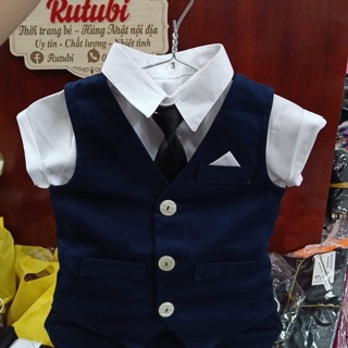 Set vest công tử 4 chi tiết