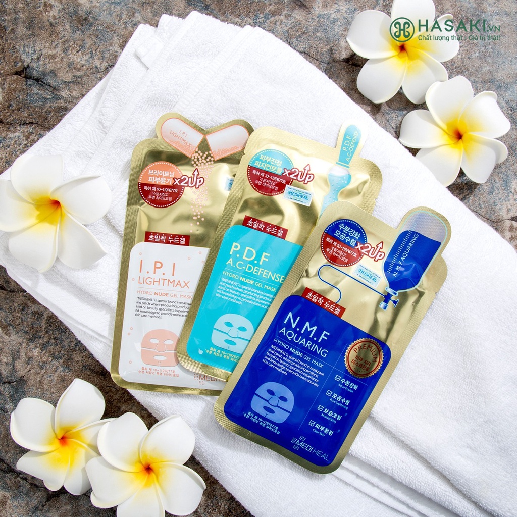 Mặt nạ dưỡng trắng sáng da siêu tốc Mediheal I.P.I Lightmax Hydro Nude Gel Mask 30g | BigBuy360 - bigbuy360.vn