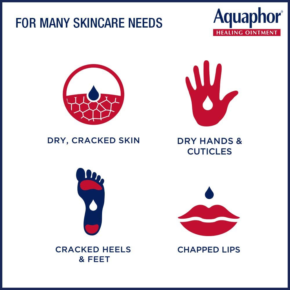 Kem Dưỡng Ẩm dành cho Da Khô, Nứt Nẻ Aquaphor Advanced Therapy Healing Ointment Skin Protectant 396g