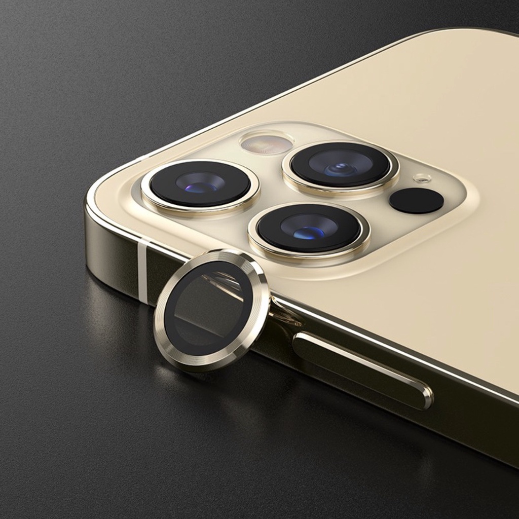 Miếng dán đính đá bảo vệ ống kính camera cho điện thoại  IPhone 12 Pro Max, 12 Pro, 12, 12 Mini 11 PRO MAX