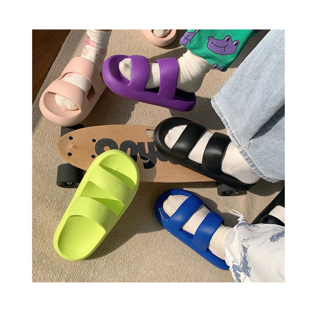 Dép EVA Mỏng Đế Dày Khử Mùi Chống Trượt Thời Trang Mùa Hè Cho Nam Và Nữ