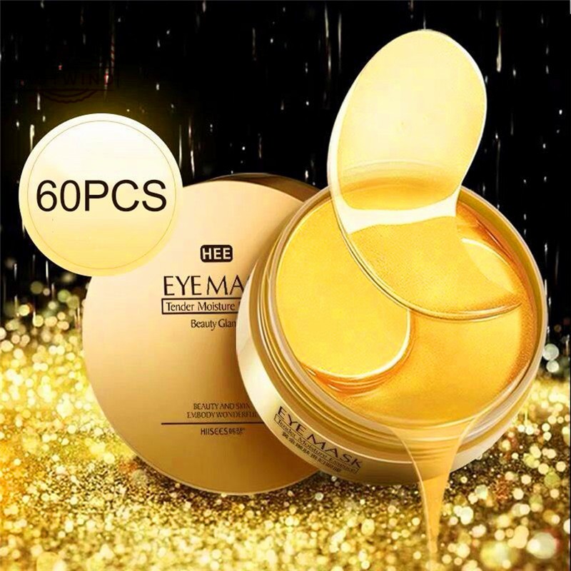 [Hàng mới về] Bộ 30 cặp mặt nạ mắt vàng 24K giúp dưỡng ẩm chống lão hóa tiện lợi