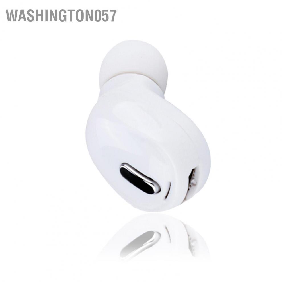 Hàng Hot Tai nghe Bluetooth không dây thể thao mini Tai nghe đa năng Tai nghe nhét tai Hàng giao ngayWashington057