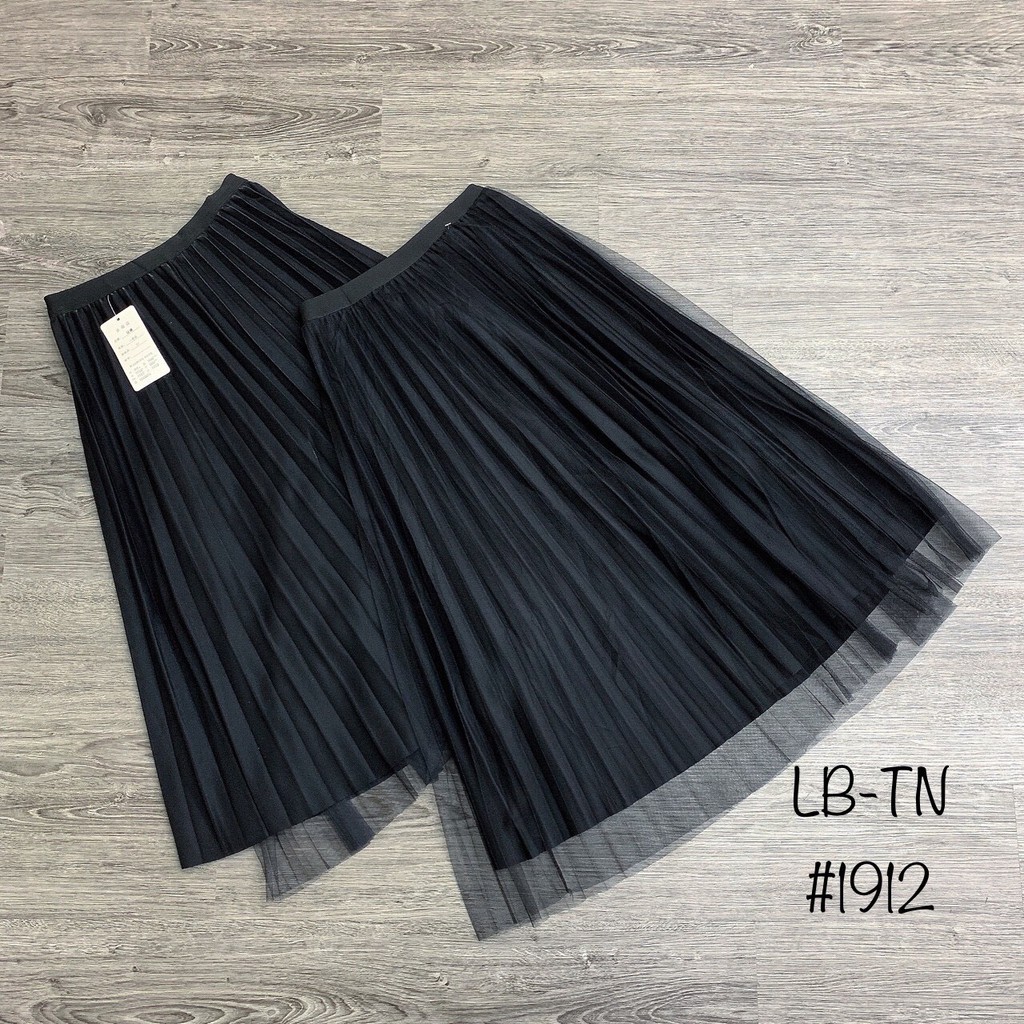 CHÂN VÁY XẾP LY VOAN 2 LỚP | BigBuy360 - bigbuy360.vn