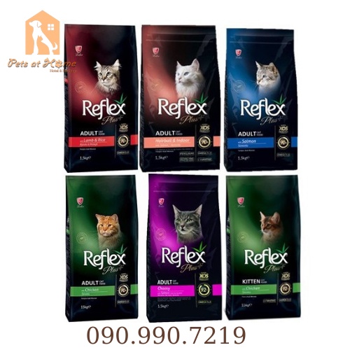 Thức ăn cho mèo Reflex Plus 1,5kg