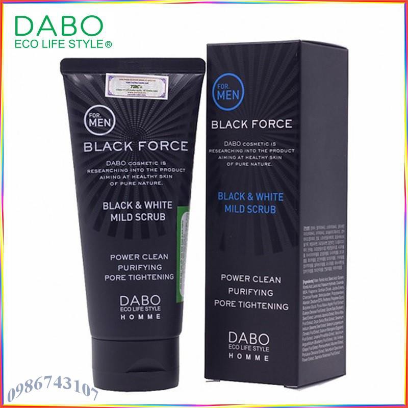 Sữa rửa mặt cho nam DABO Hàn Quốc Black Force ABF99