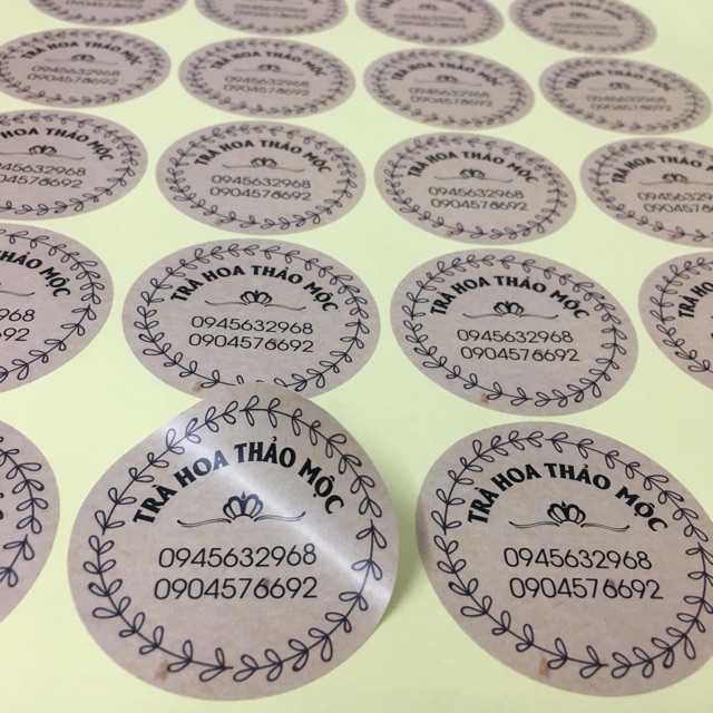 Combo 120 sticker vintage in theo yêu cầu