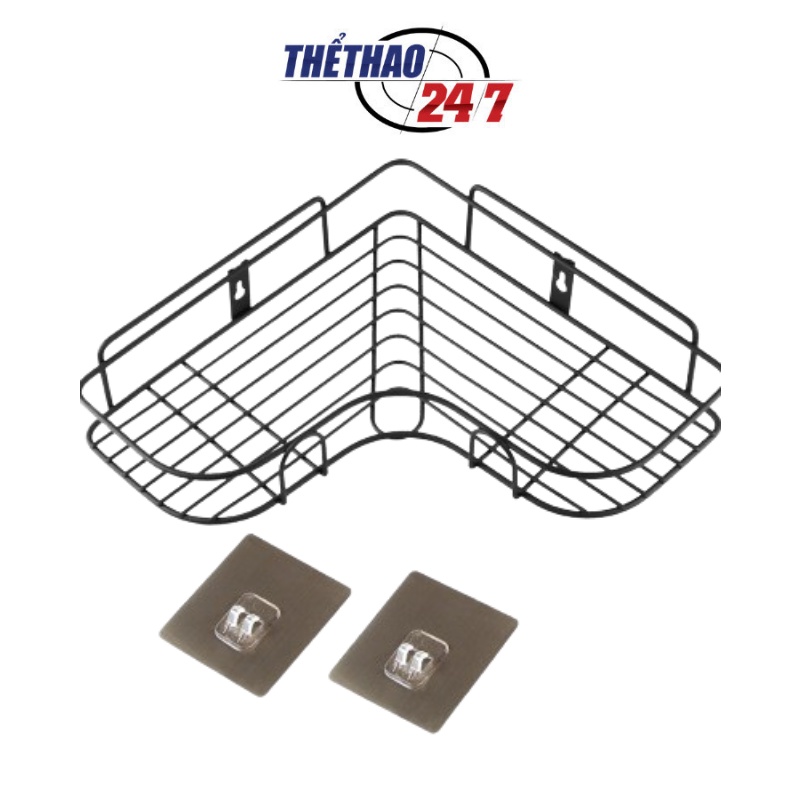 Kệ Nhà Tắm Lắp Đặt Dán Tường Không Cần Khoan Vít, Kệ Đựng Đồ Nhà Bếp Thông Minh