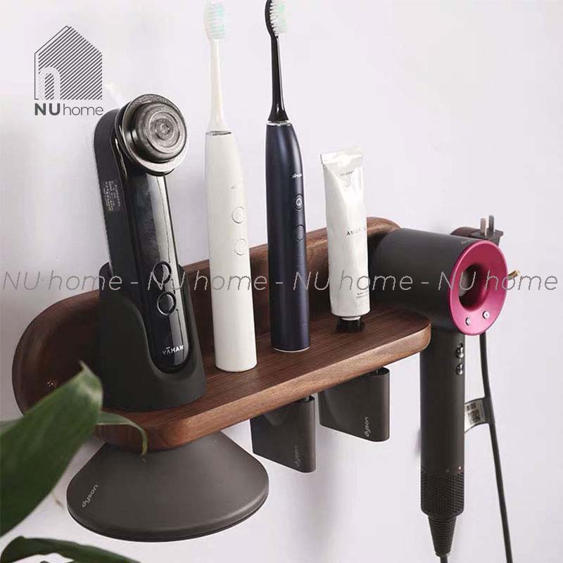 nuhome.vn | Giá gác máy sấy Dyson bằng gỗ cao cấp - Maki, thiết kế đơn giản, đep mắt và sang trọng