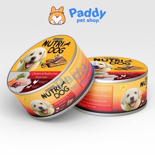 Pate Nutri Dog Dinh Dưỡng Tổng Hợp Cho Chó (Lon 160g)