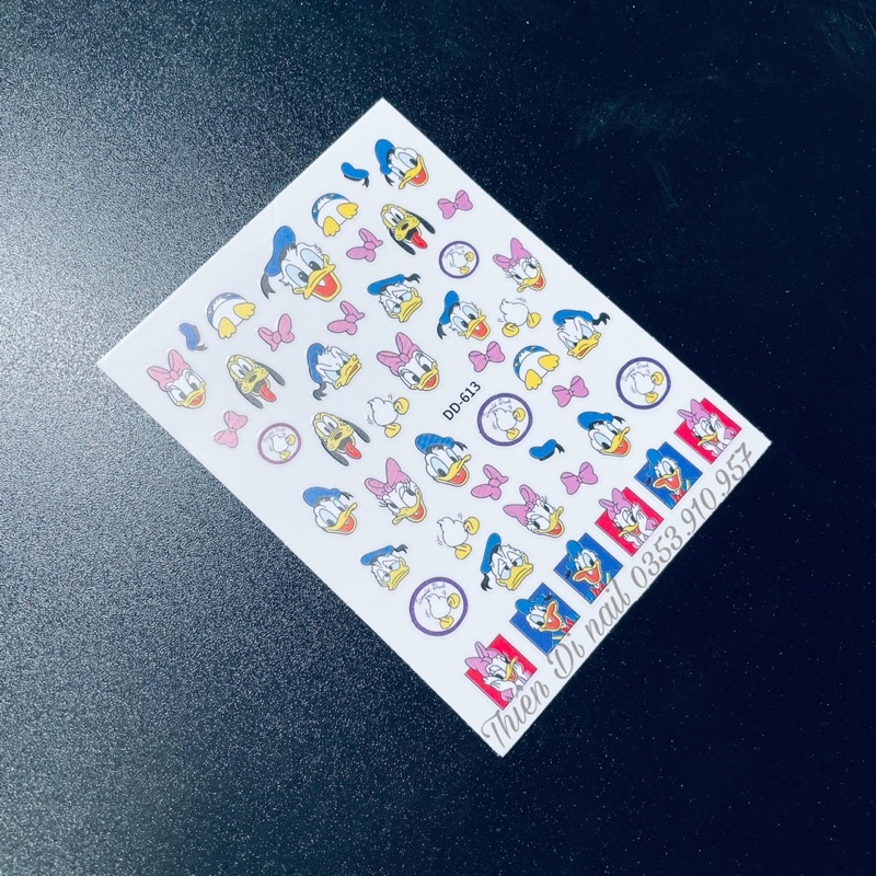 Sticker dán móng tay Vịt Donan 3D THIÊN DI NAIL