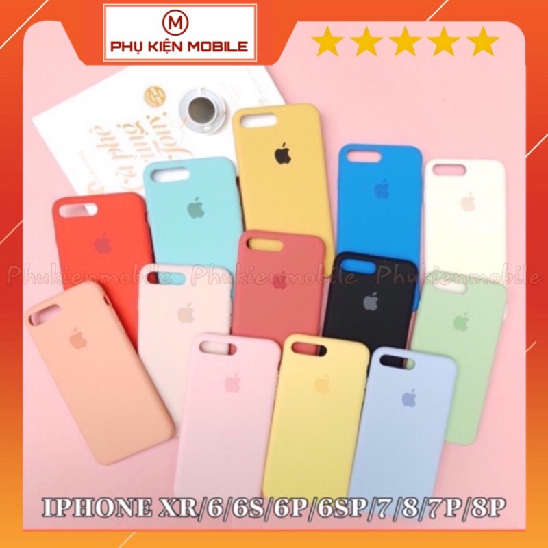 [SIÊU RẺ] ỐP CHỐNG BẨN LOGO TÁO DÀNH CHO iPhone XR/6/6s/7g/8g/6Plus/6sPlus/7Plus/8Plus