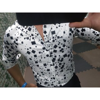 Áo sơ mi nam in 3D chất lụa ảnh thật