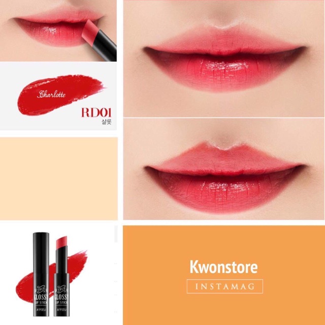 Son Apieu - True Glossy lipstick