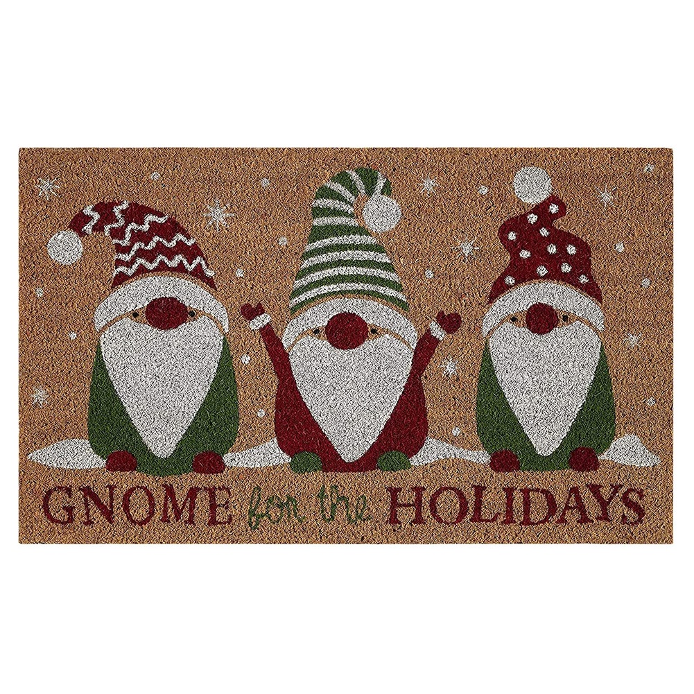 Thảm lót cửa chùi chân chống trượt in họa tiết Giáng Sinh sáng tạo 60x40cm