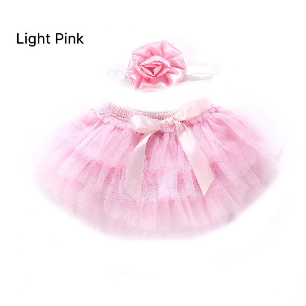 Chân váy xòe nhiều lớp có quần trong dễ thương cho bé gái