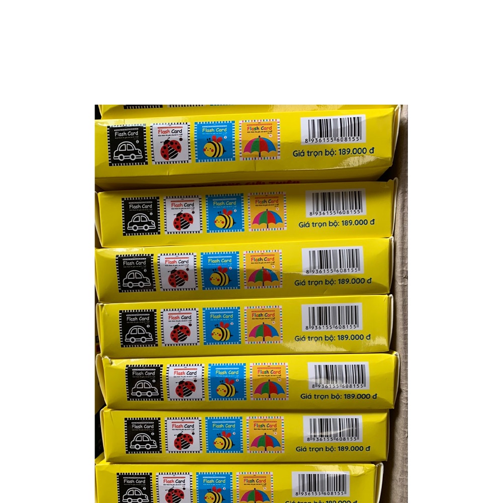 Thẻ Flash card kích thích thị giác cho bé từ 0-1 tuổi theo phương pháp giáo dục sớm
