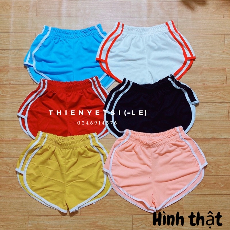 QUẦN ĐÙI SHORT VIỀN THỂ THAO MẶT NHÀ NỮ
