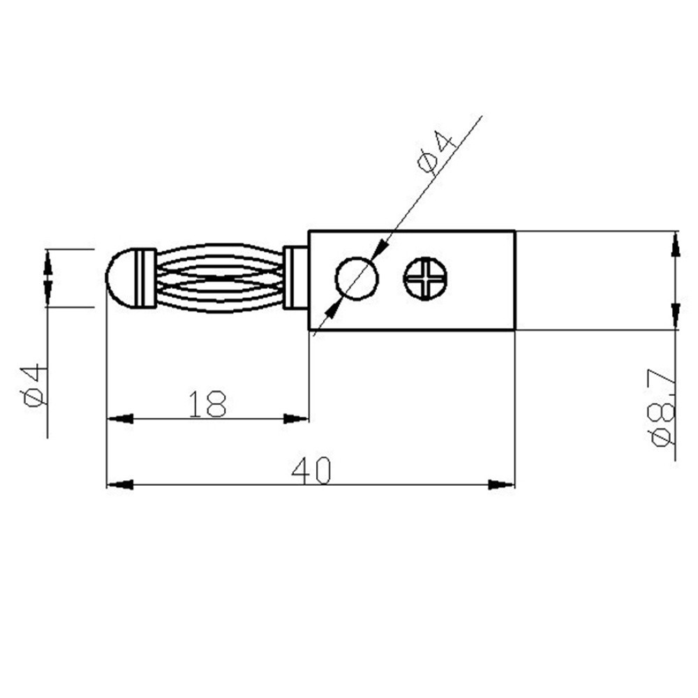 Set 10 Đầu Cắm Bắp Chuối 4mm Mạ Màu Đỏ / Đen Nhiều Màu Chuyên Dụng Cho Loa
