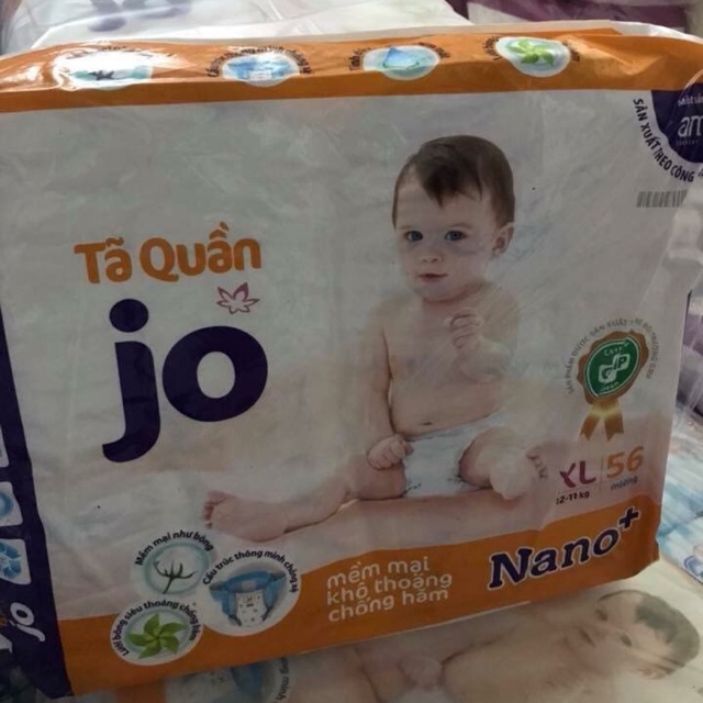 Bỉm quần Jo siêu đại M72, L64, XL56, XXL48