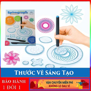 BỘ THƯỚC VẼ SÁNG TẠO SPIROGRAPH-Tăng khả năng sáng tạo cho bé