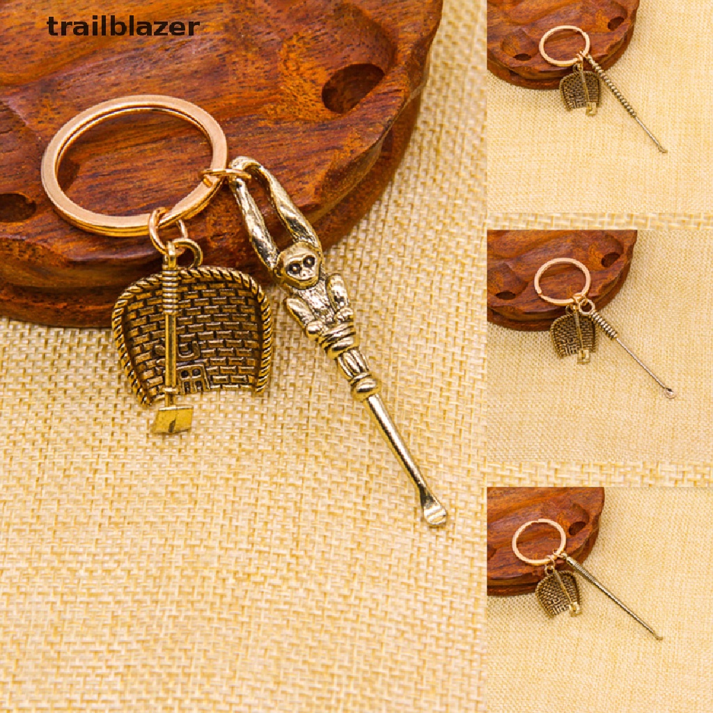 Trailblazer 1Pcs Ear Spoons Portable Ear Cleaning Tool Ear Pick Ear Wax Remover Keyring UIO