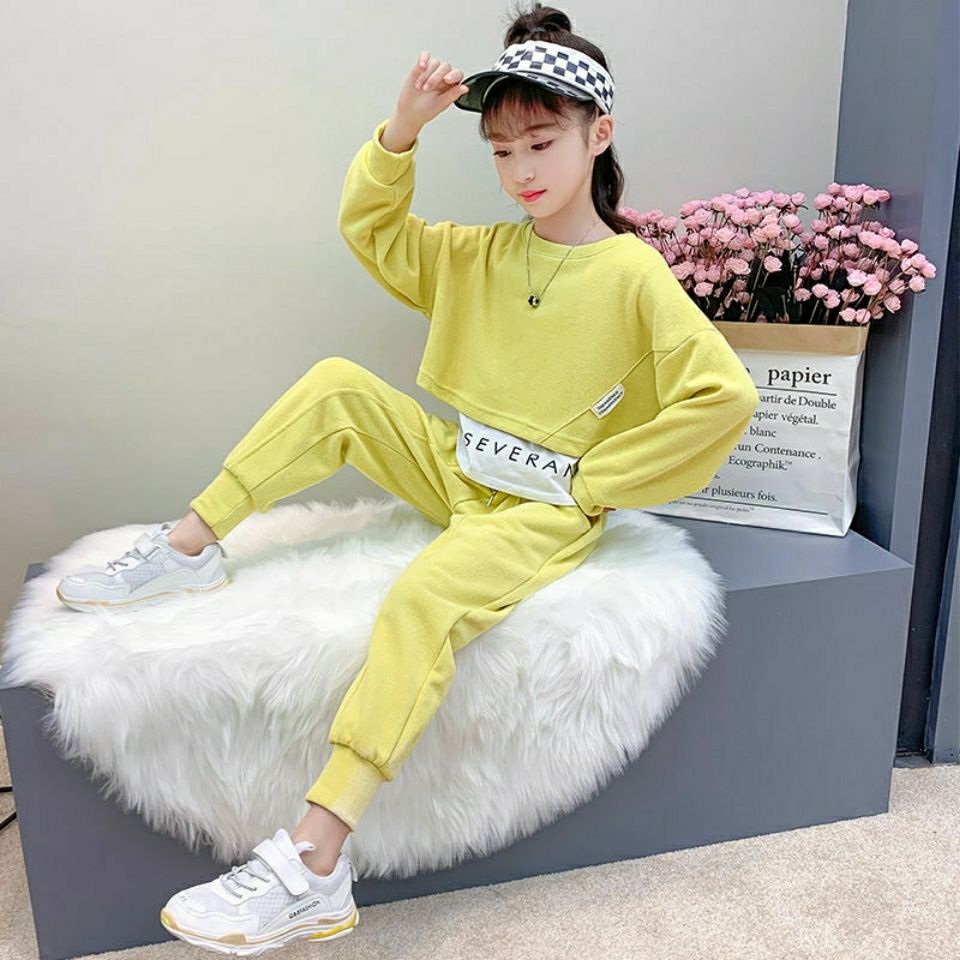 Set Đồ Thể Thao Dài Tay Phong Cách Mùa Thu Dành Cho Bé Gái 1Dwffd.My11.4