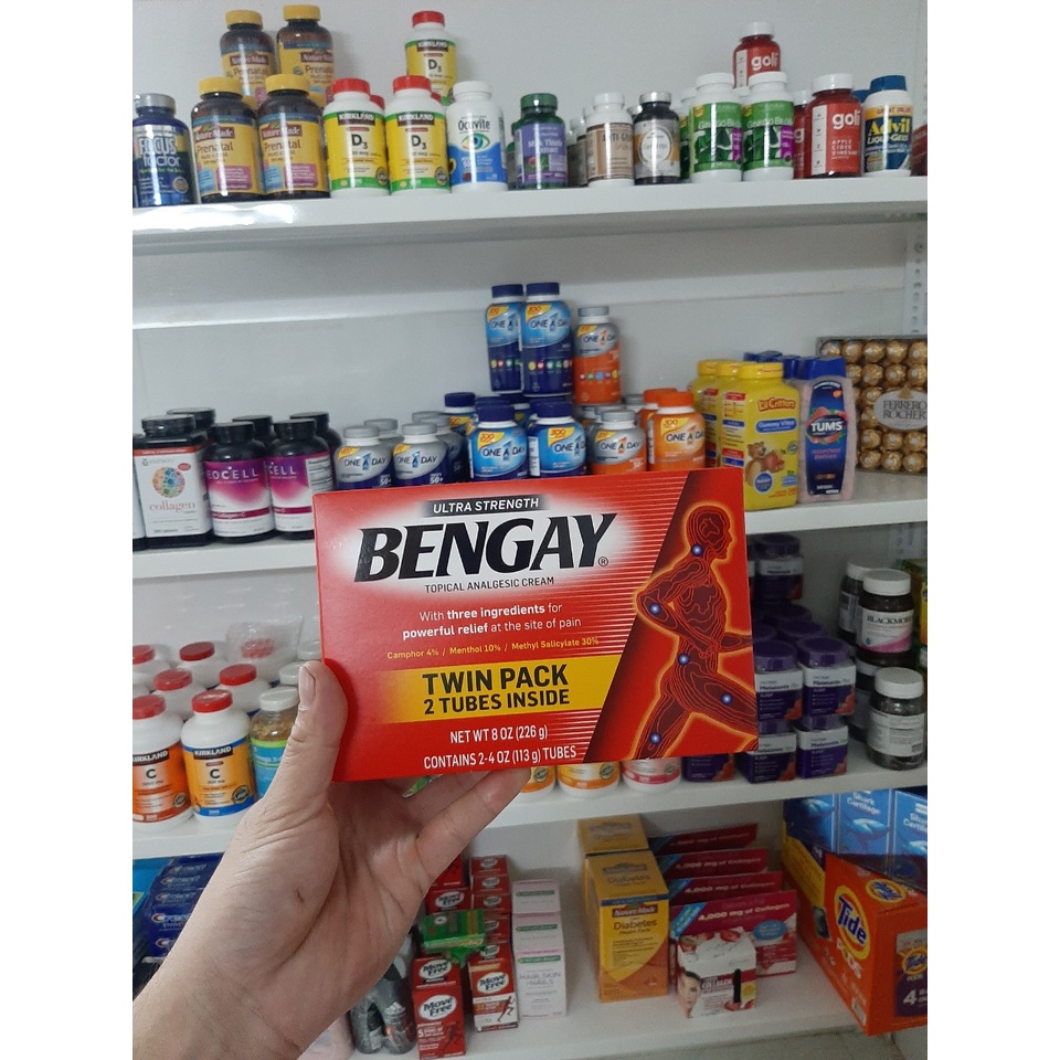 Kem xoa bóp Bengay Ultra Strength 113g của Mỹ
