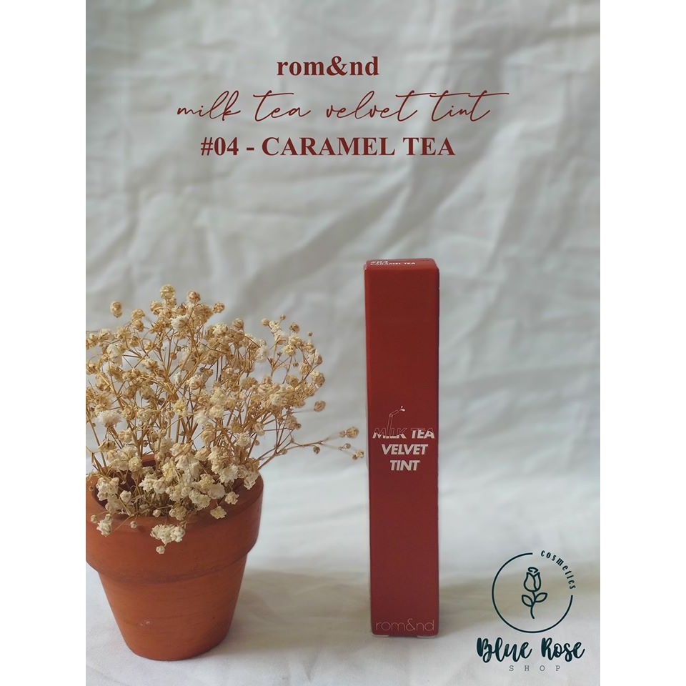 Son Romand Milk Tea Velvet Tint #04 Caramel Tea - Cam gạch | BigBuy360 - bigbuy360.vn