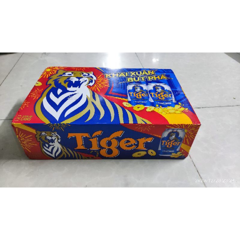 CHỈ GIAO HCM Thùng Bia Tiger 24 Lon 330 ml /Lon