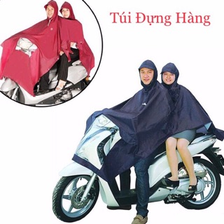 Áo mưa 2 đầu ❤️freeship❤️ áo mưa đôi bền đẹp