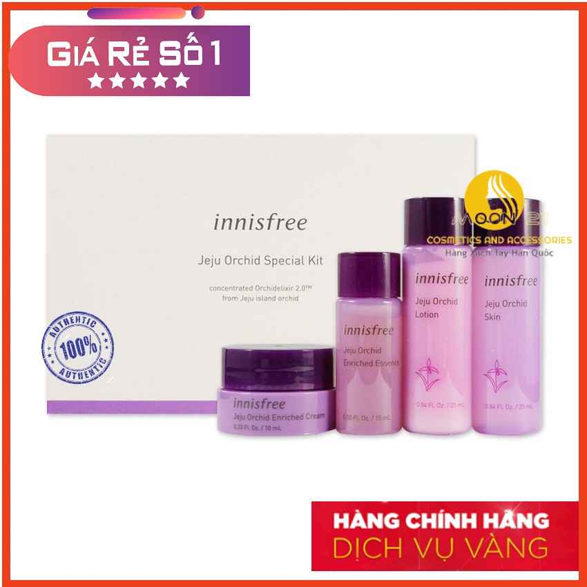 Set innisfree hoa lan mini kit orchid