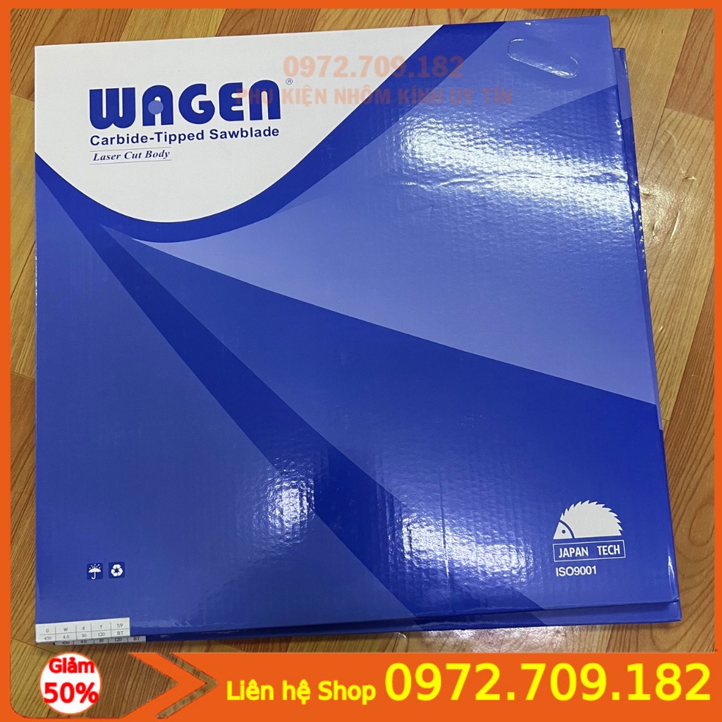 Lưỡi cắt nhôm 400, 450, 500mm Wagen Nhật Bản chính hãng - kho máy nhôm FASTER