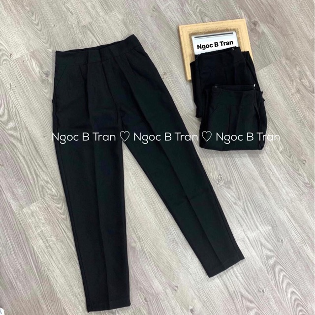 Quần baggy vải