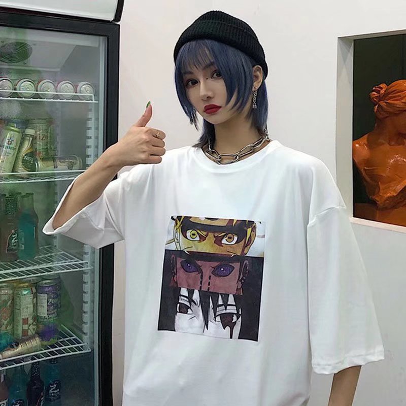 Áo Thun Tay Ngắn In Họa Tiết Hoạt Hình Thời Trang Mùa Hè Cho Nam Và Nữ Size M-8XL